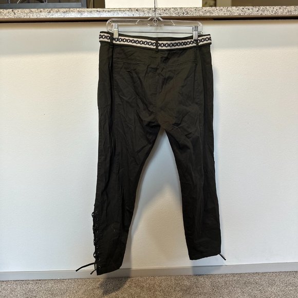 Ankle Detail Lace Up Pants Boundless North - Picture 2 of 6